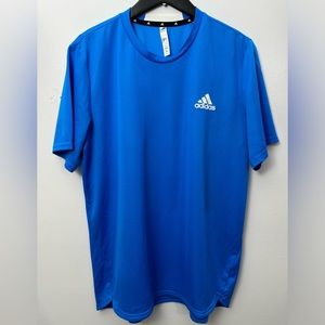 Adidas Mens D4M Training-Running  AeroreadyTee HF7216 Blue Rush Sz Medium